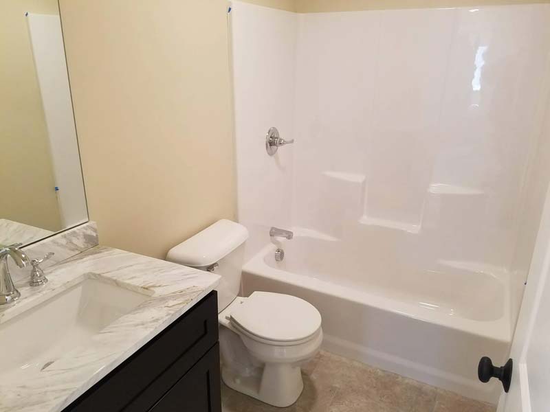 White shower
