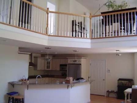 Second floor banisters